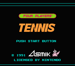 Four Players' Tennis (E) [!]-video